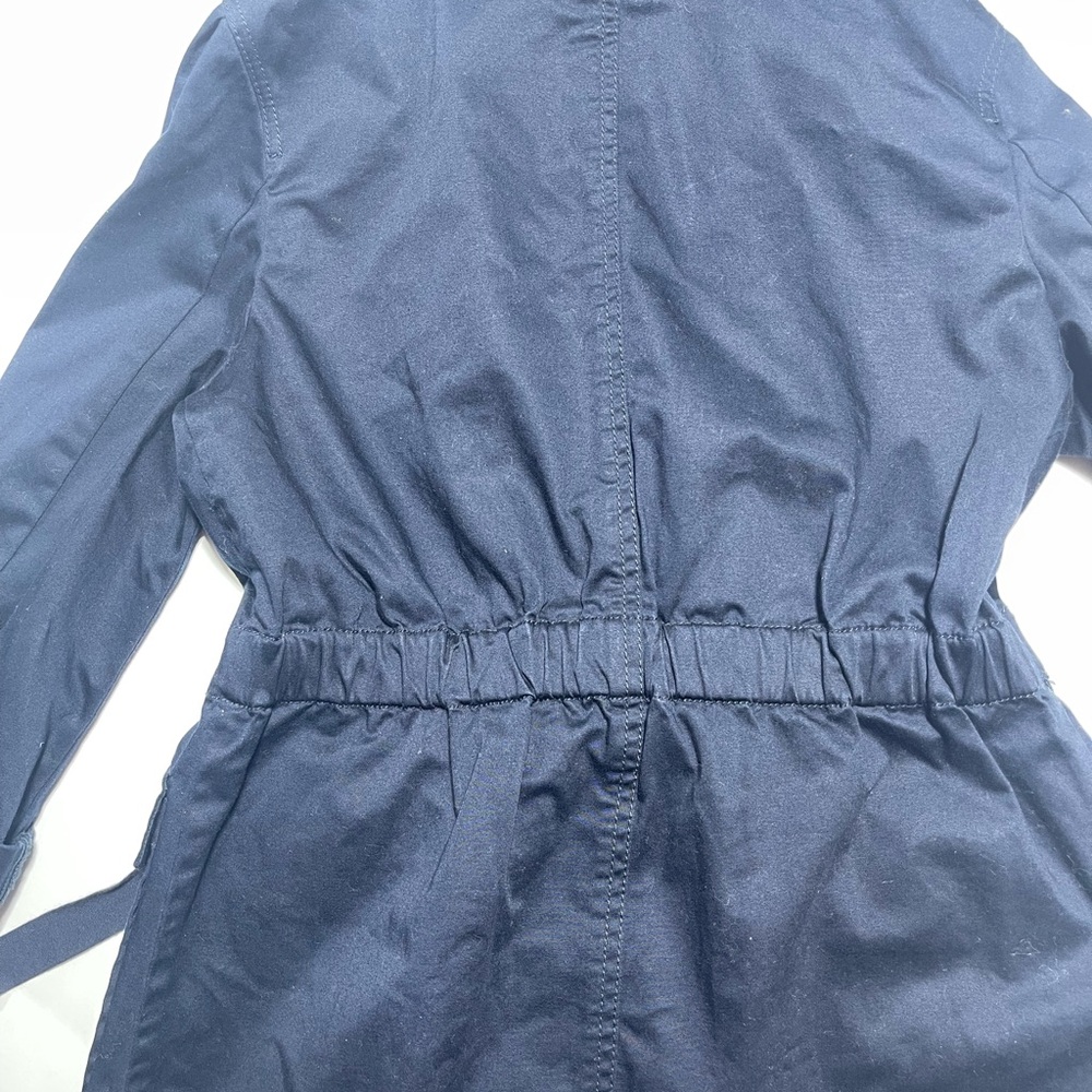 Loft Navy Drawstring Utility Jacket - image 4